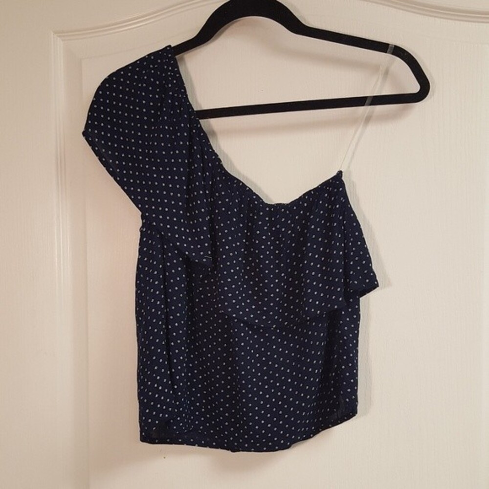 American Eagle Outfitters One Shoulder Ruffle Top